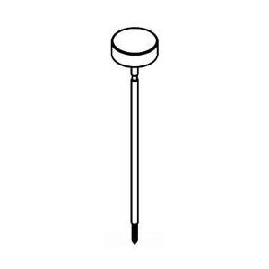 Diverter Lift Rod for 2-Handle Roman Tub Faucet Chrome