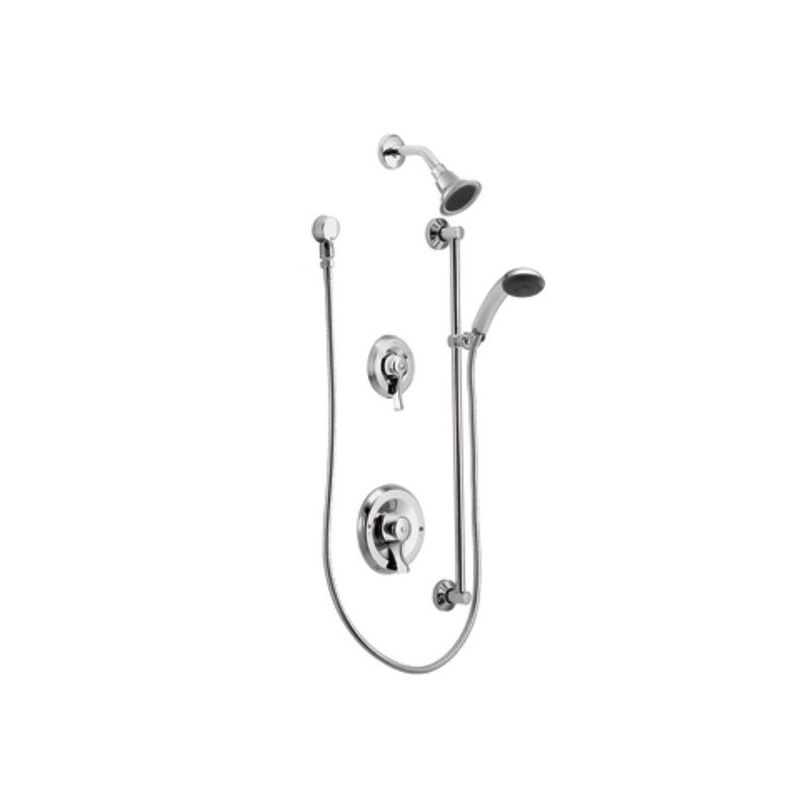 Commercial Shower System In Chrome