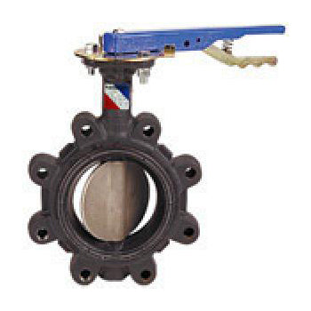 BUTTERFLY VALVE 10 DUCTILE IRON LUG BODY LD21005 BRONZE DISC BUNA SEAT