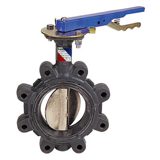 BUTTERFLY VALVE 2 DUCTILE IRON LUG BODY LD21000 BRONZE DISC BUNA SEAT