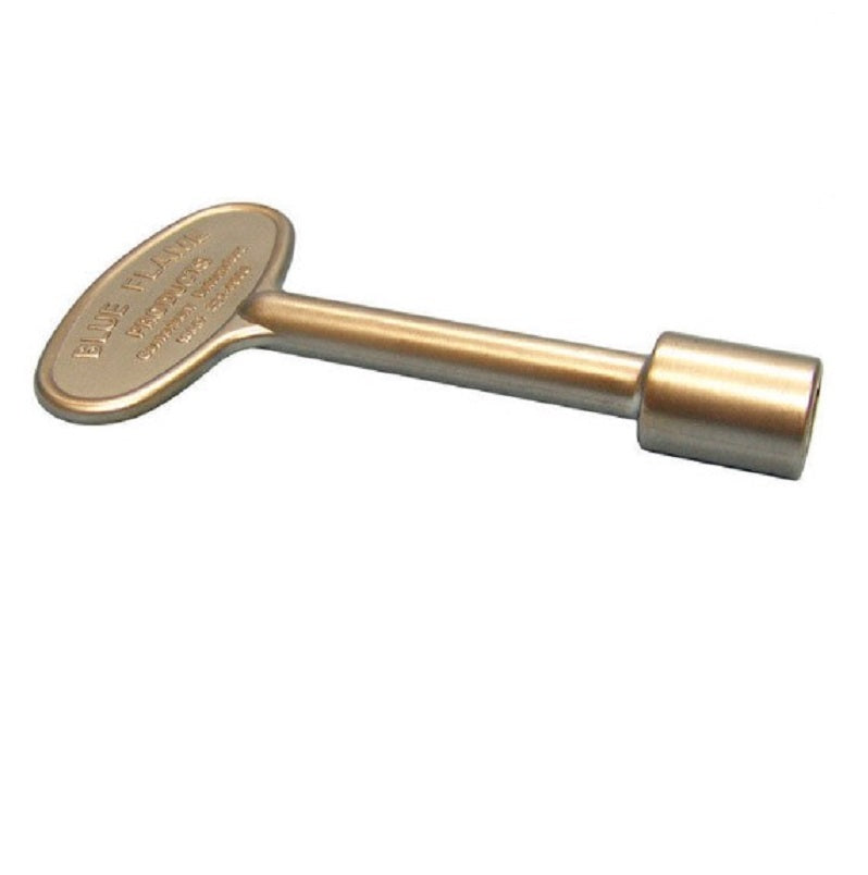 Universal Gas Valve Key 3" Polished Chrome