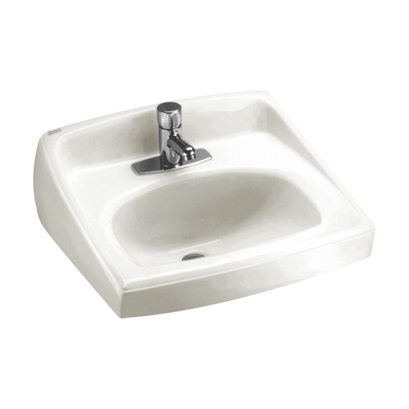 Lucerne 20-1/2x18-1/4" White Wall-Hung Lav Sink w/1 Faucet Hole