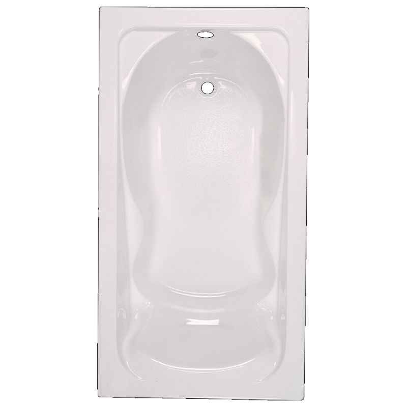 Cadet 60x42" Soaking Bathtub in White w/End Drain