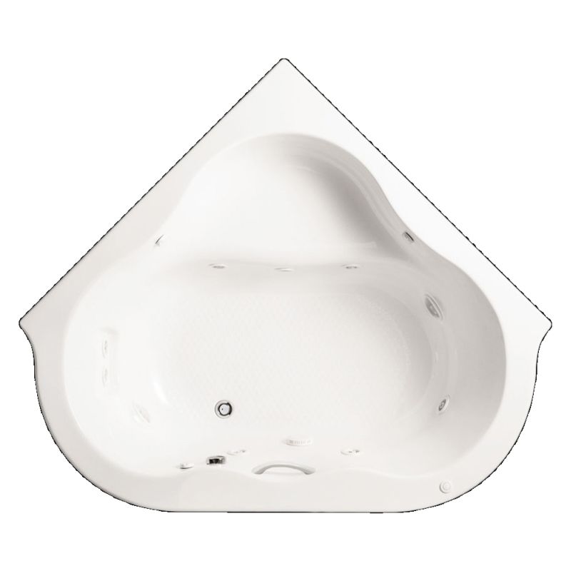 Evolution Corner 60x60 EverClean Whirlpool White