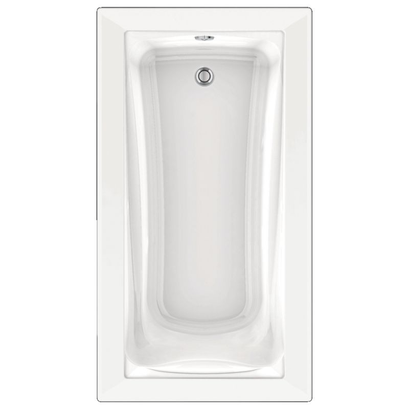 Green Tea 66x36" Soaking Bathtub in White w/End Drain