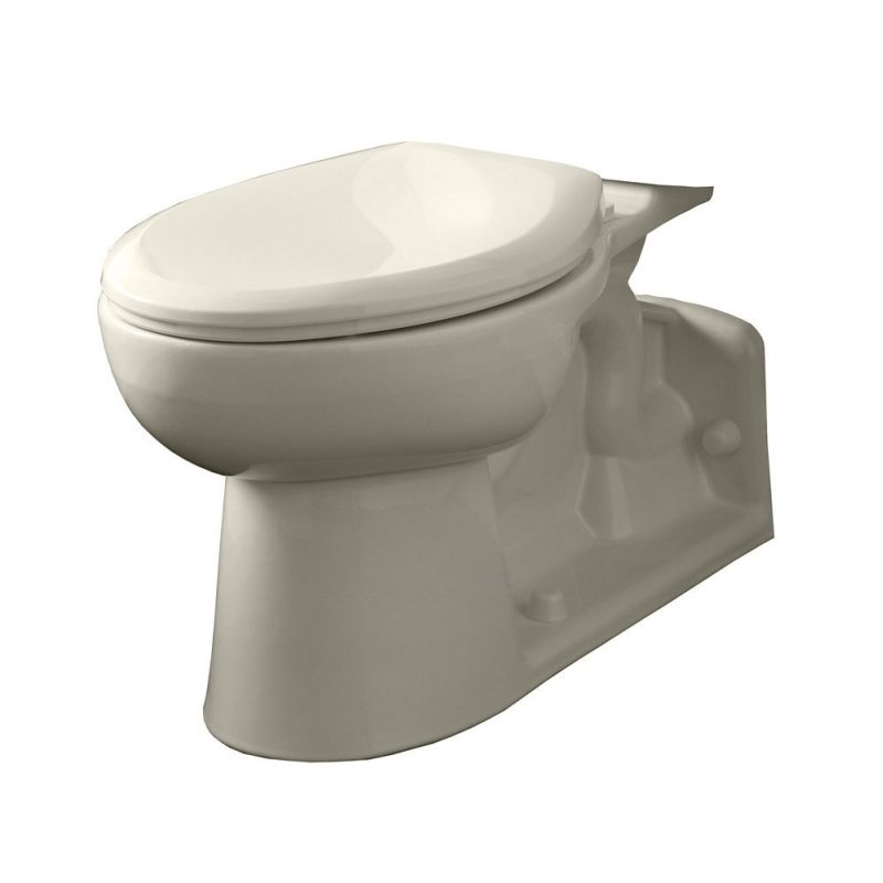Yorkville EverClean Universal Toilet Bowl Only Elongated Linen **SEAT NOT INCLUDED**