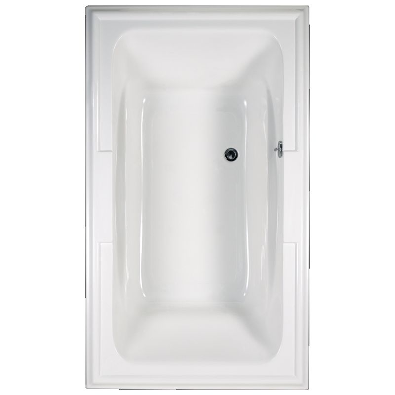 Town Square 71-1/2x41-3/4" EcoSilent Combo Bathtub White