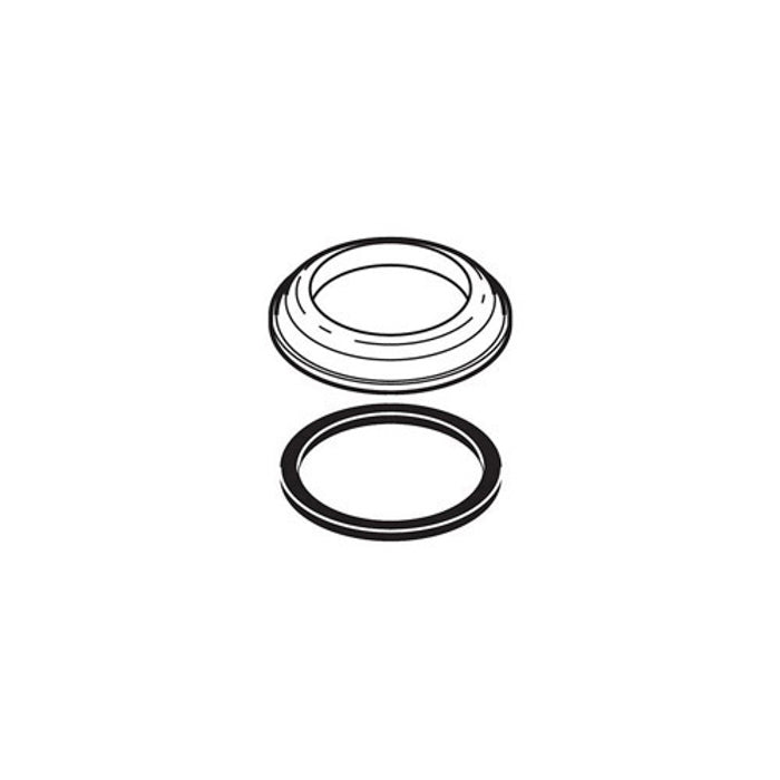 Base w/Gasket in Chrome