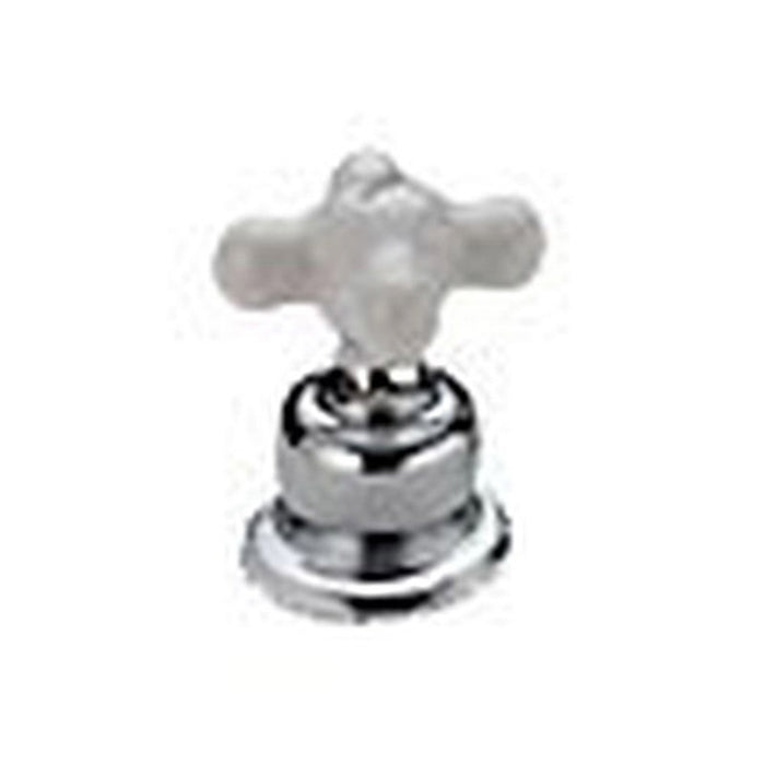Tub & Shower Porcelain Cross Handle