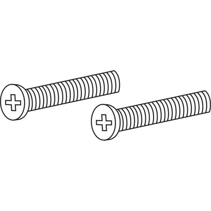 Overflow Plate Screws in Stainless