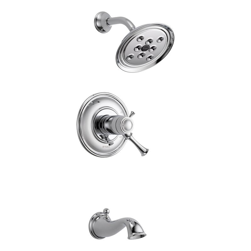 Baliza Thermostatic Tub/Shower Trim In Chrome