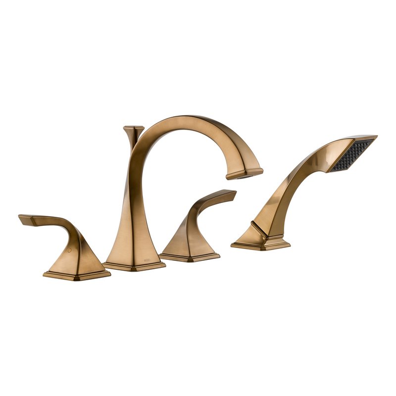 Brizo Virage Tub Trim W/Handshower In Brush Bronze