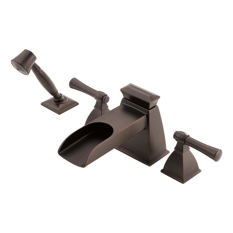 Brizo Vesi Channel Roman Tub Trim w/Handshower in Venetian Bronze