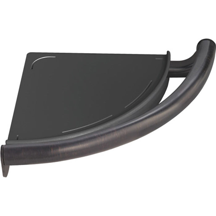 Decor Shelf 9-1/8" Corner Shelf w/Assist Bar in V. Bronze
