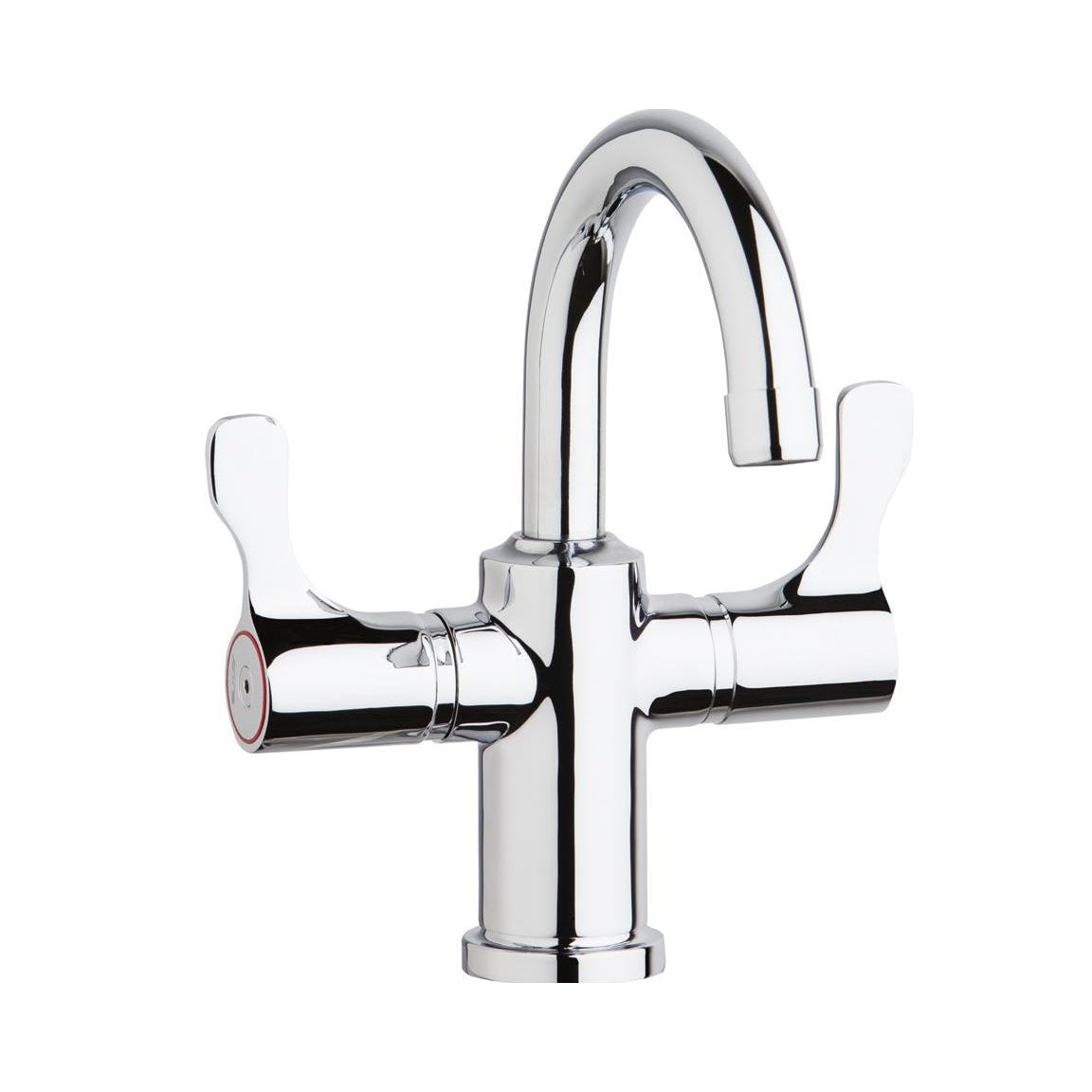 Single Hole Deck Mount Faucet In Chrome