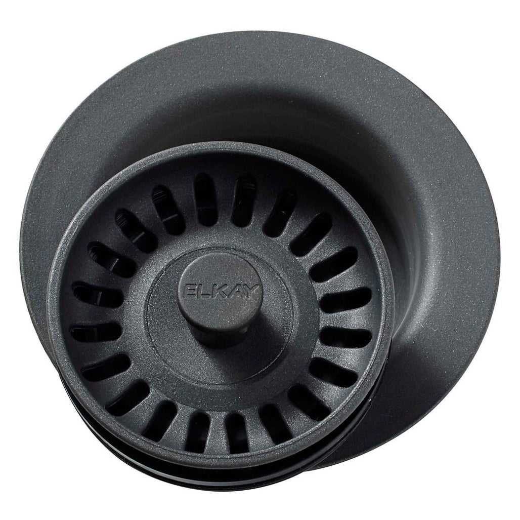 Elkay 3-1/2" Disposer Flange w/Strainer & Stopper in Charcoal