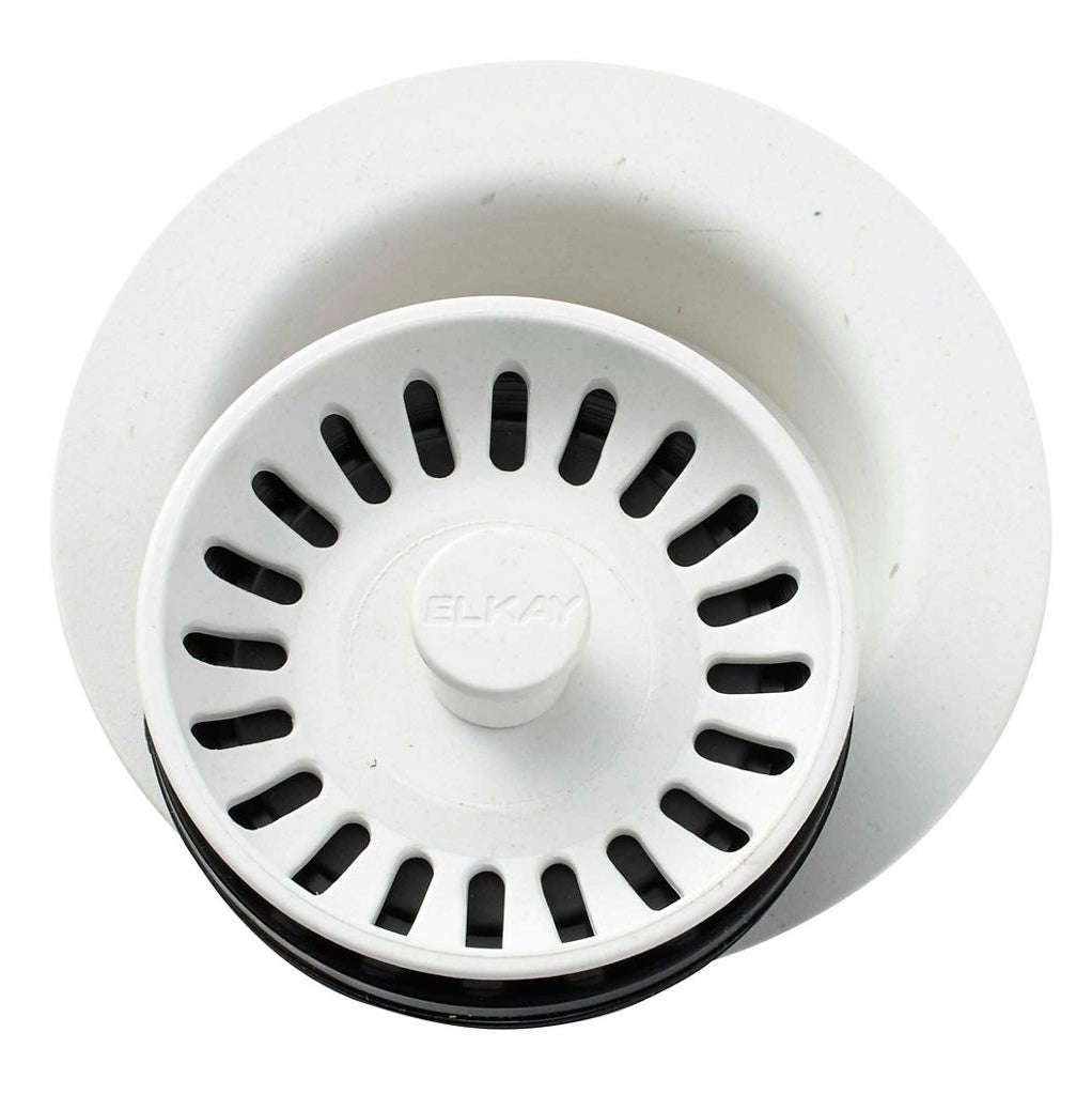 Elkay 3-1/2" Disposer Flange w/Strainer & Stopper in Ricotta