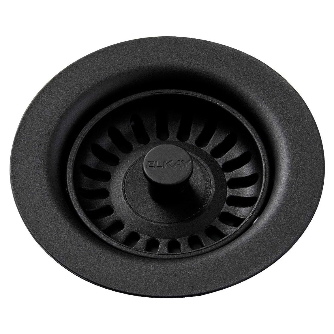 Elkay 3-1/2" Drain Fitting w/Strainer & Stopper in Caviar