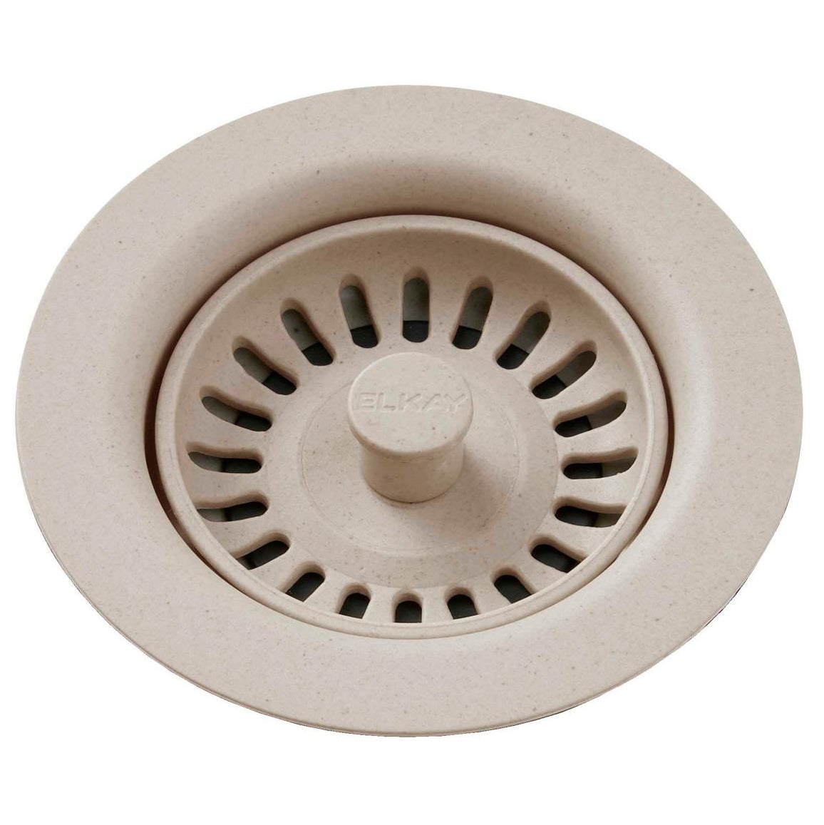 Elkay 3-1/2" Drain Fitting w/Strainer & Stopper in Putty