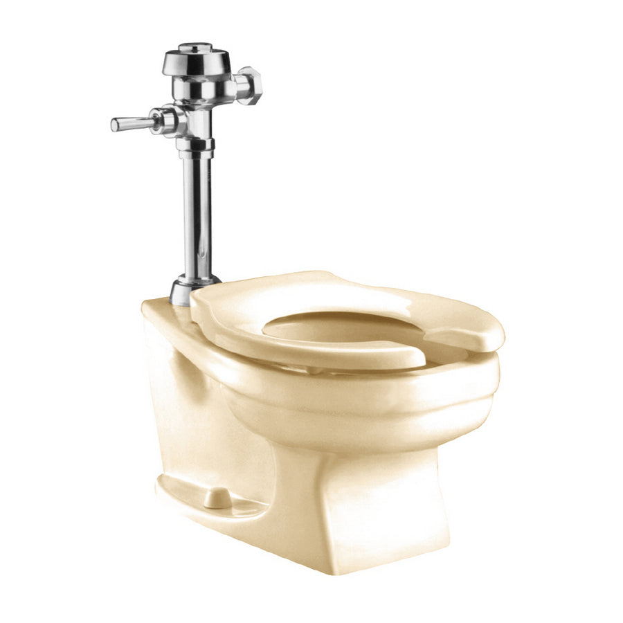 Baby Devoro Floor Mount Round 1.6 gpf Toilet in Bone