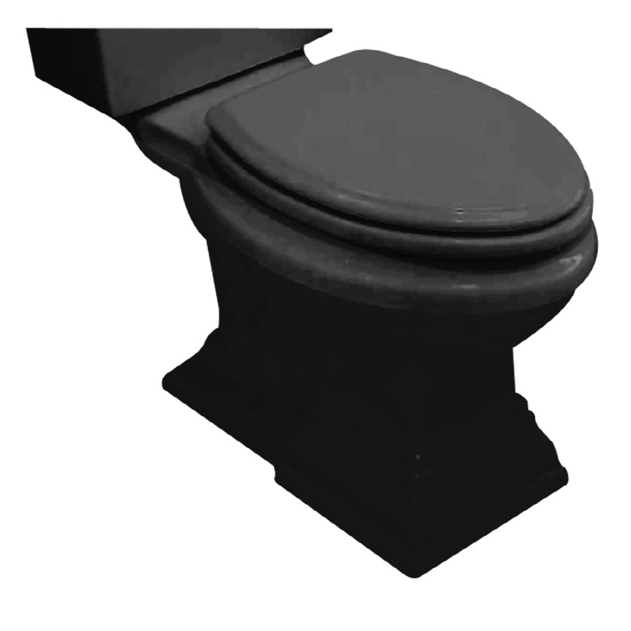 Town Square Toilet Bowl Only Elongated Black **SEAT NOT INCLUDED**