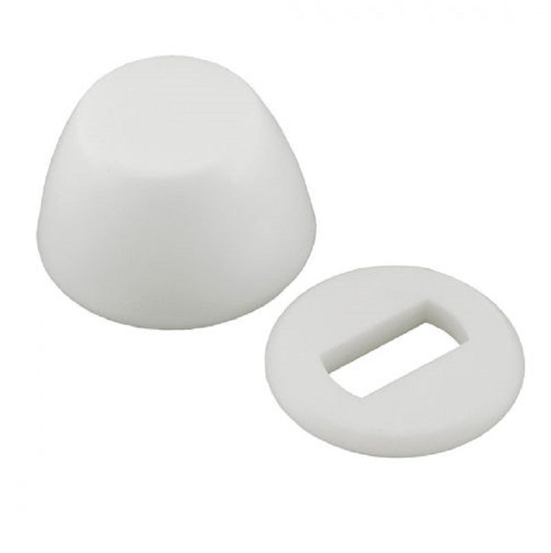 Closet Bolt Caps 2 per Bag White