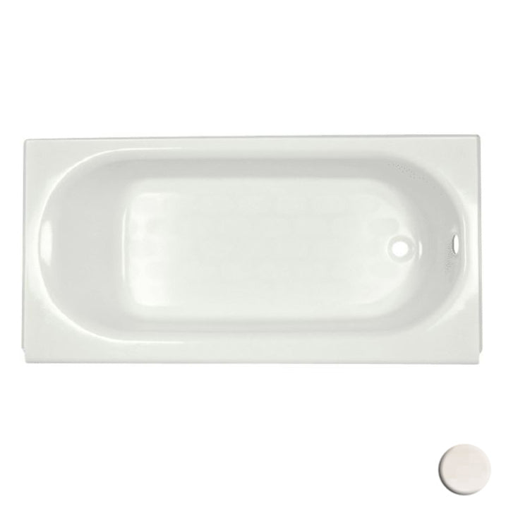 Princeton 60x30x14 Soaking Bathtub w/Integral Overflow & Chrome Trim in Linen
