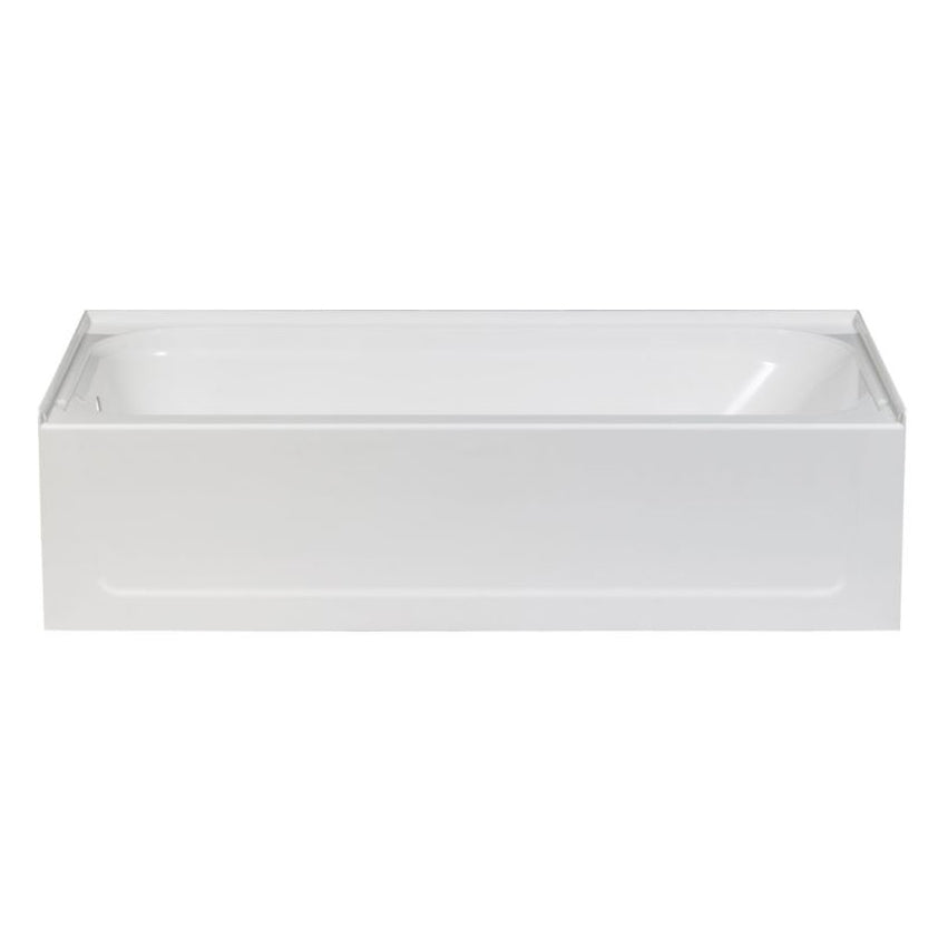 Topaz 60x30x15-3/4" Soaking Bathtub in White w/Left Drain