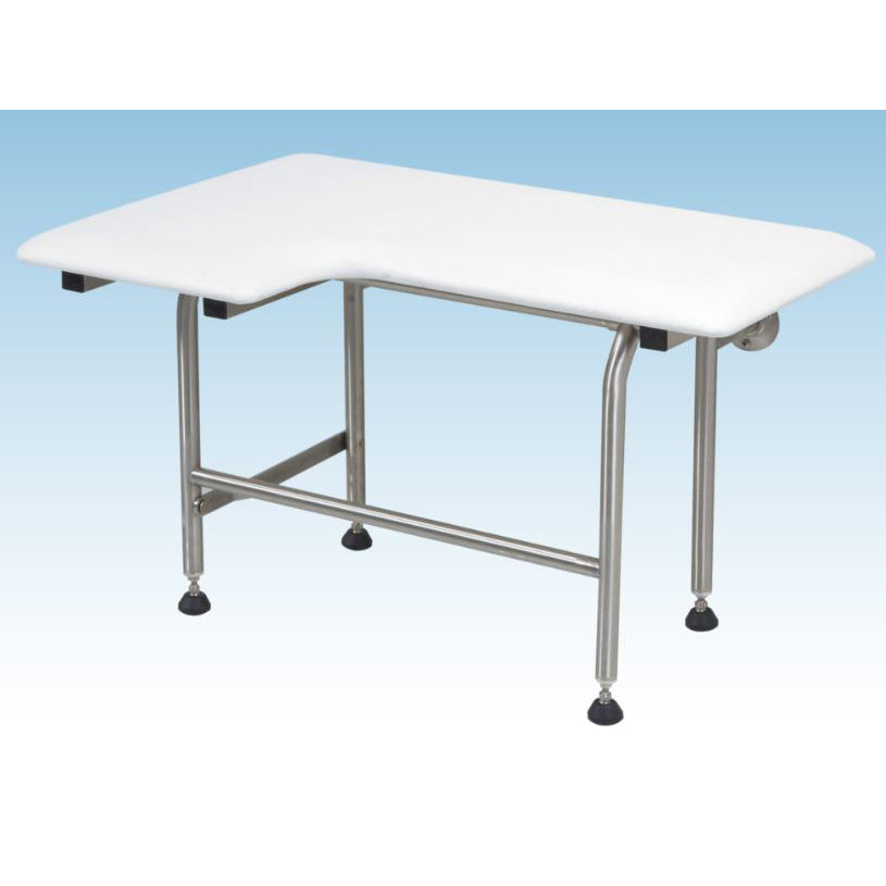 Caregiver 32" Right Hand Fold-Down Seat w/Legs