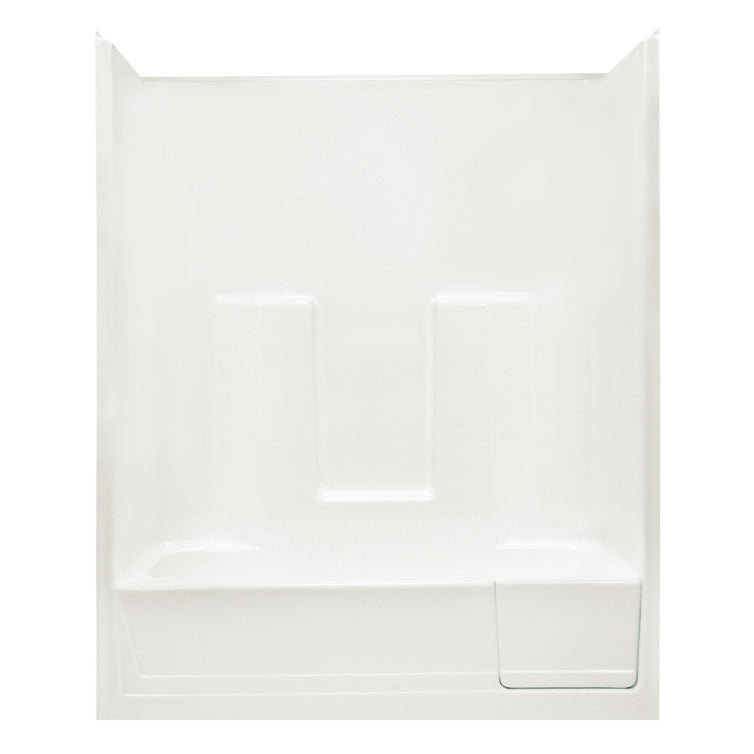 Tub & Shower Kit 60x33x73-3/4" White Right Hand Drain