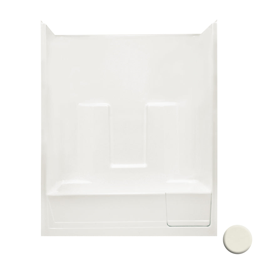Tub & Shower Kit 60x33x73-3/4" Biscuit Right Hand Drain