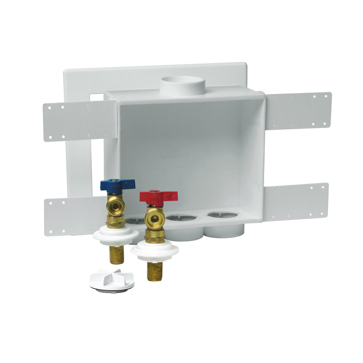 Quadtro Washing Machine Outlet Box White