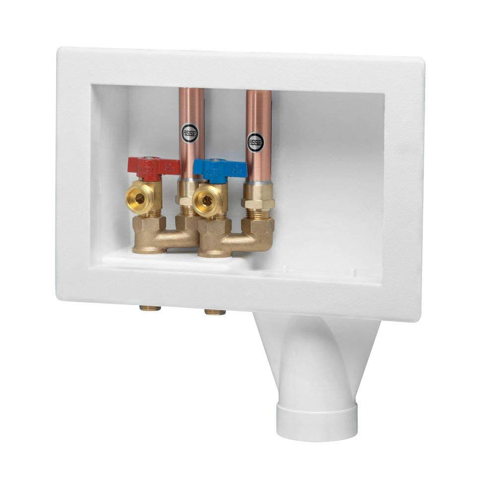 Eliminator Washing Machine Outlet Box Plain No Valves