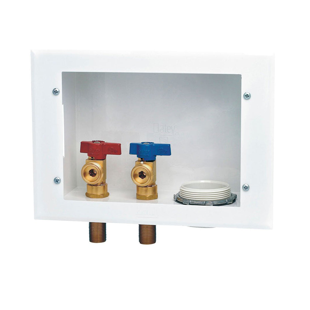 Washing Machine Outlet Box Reversible Plain No Valves