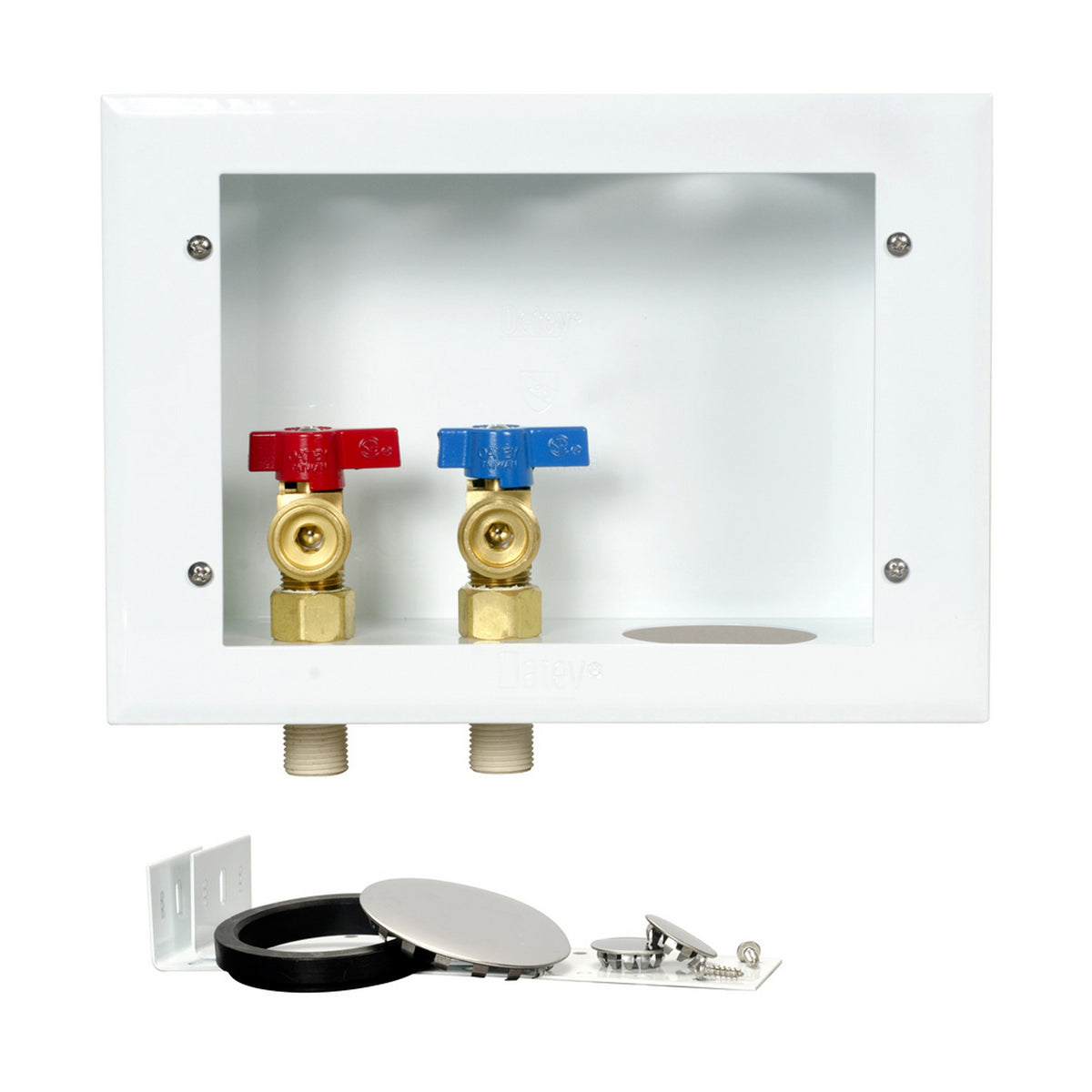 Washing Machine Outlet Box Reversible 20 GA Steel