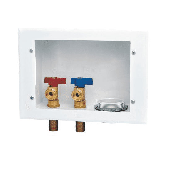 Washing Machine Outlet Box Reversible 20 GA Steel