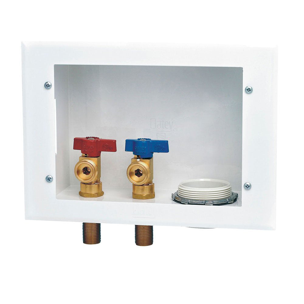 Washing Machine Outlet Box Reversible 20 GA Steel