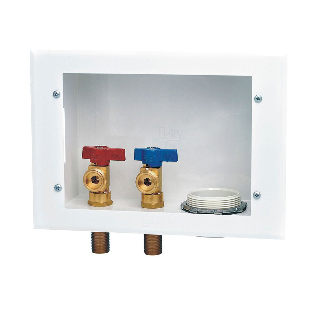 Washing Machine Outlet Box Reversible 20 GA Steel