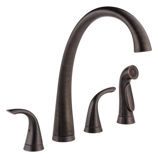 Pilar Widespread Kitchen Faucet w/Side Spray in Venetian Bronze