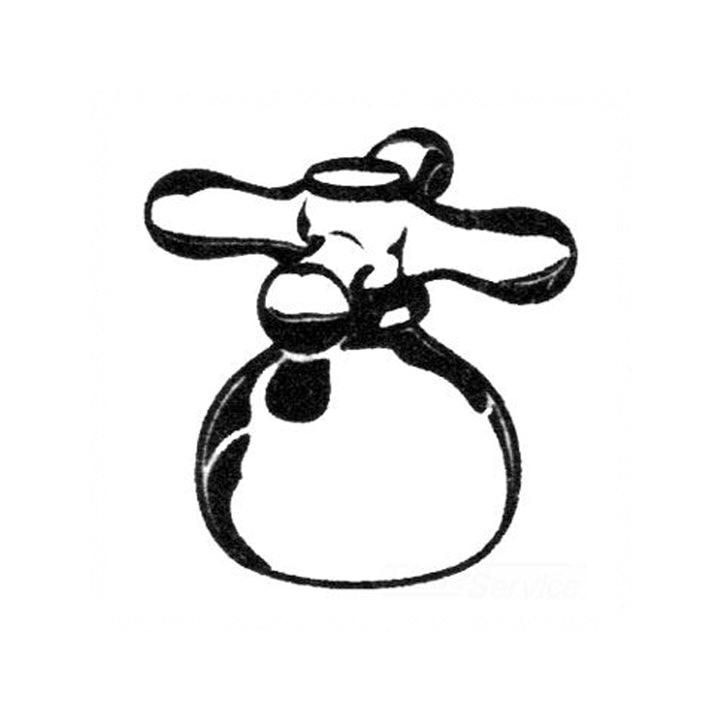 Jasmine Cross Handle in Blackened Bronze (2 pc)