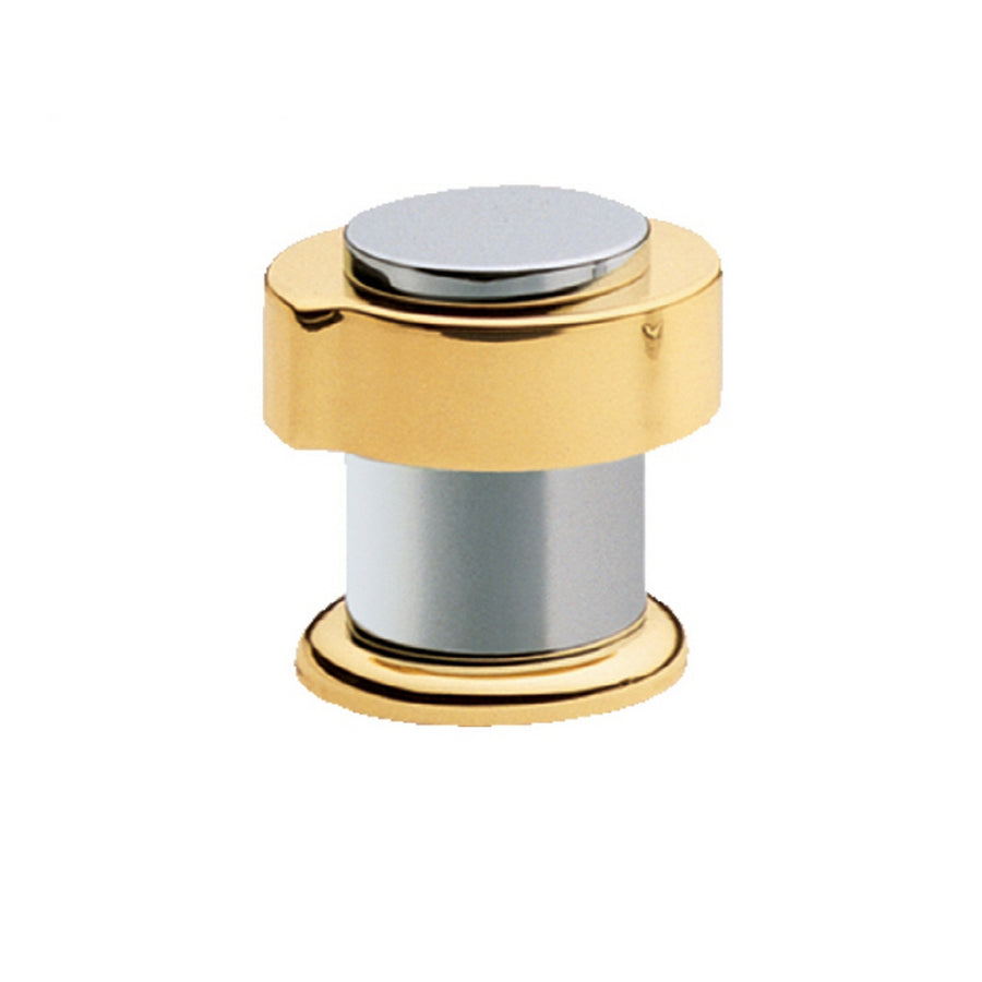 Amarilis Lexington Knob Handle in Chrome/Polished Brass (3 pc)