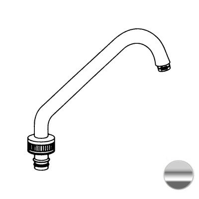 Chateau Laundry Spout Only in Chrome