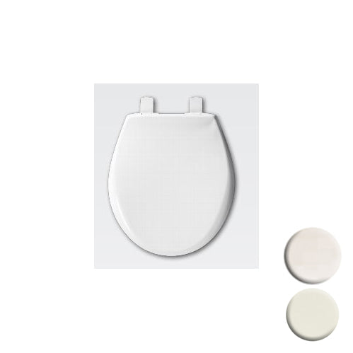 Affinity Biscuit/Linen Round Slow Close Toilet Seat w/Cover