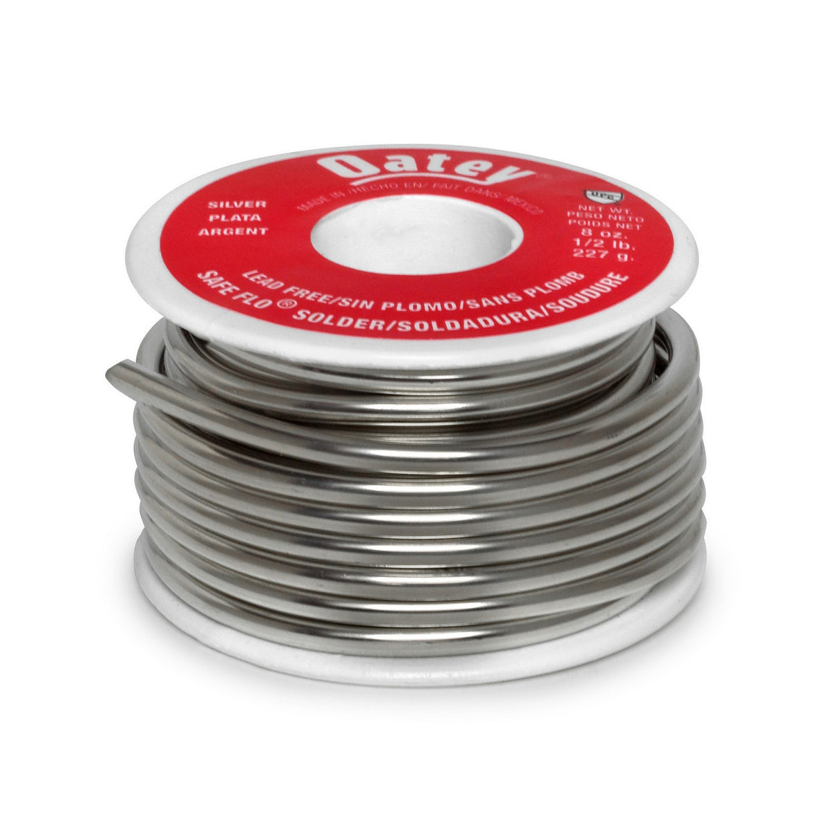 SOLDER WIRE 1/2LB RL SILVER 29024 - SAFE-FLO LEAD FREE