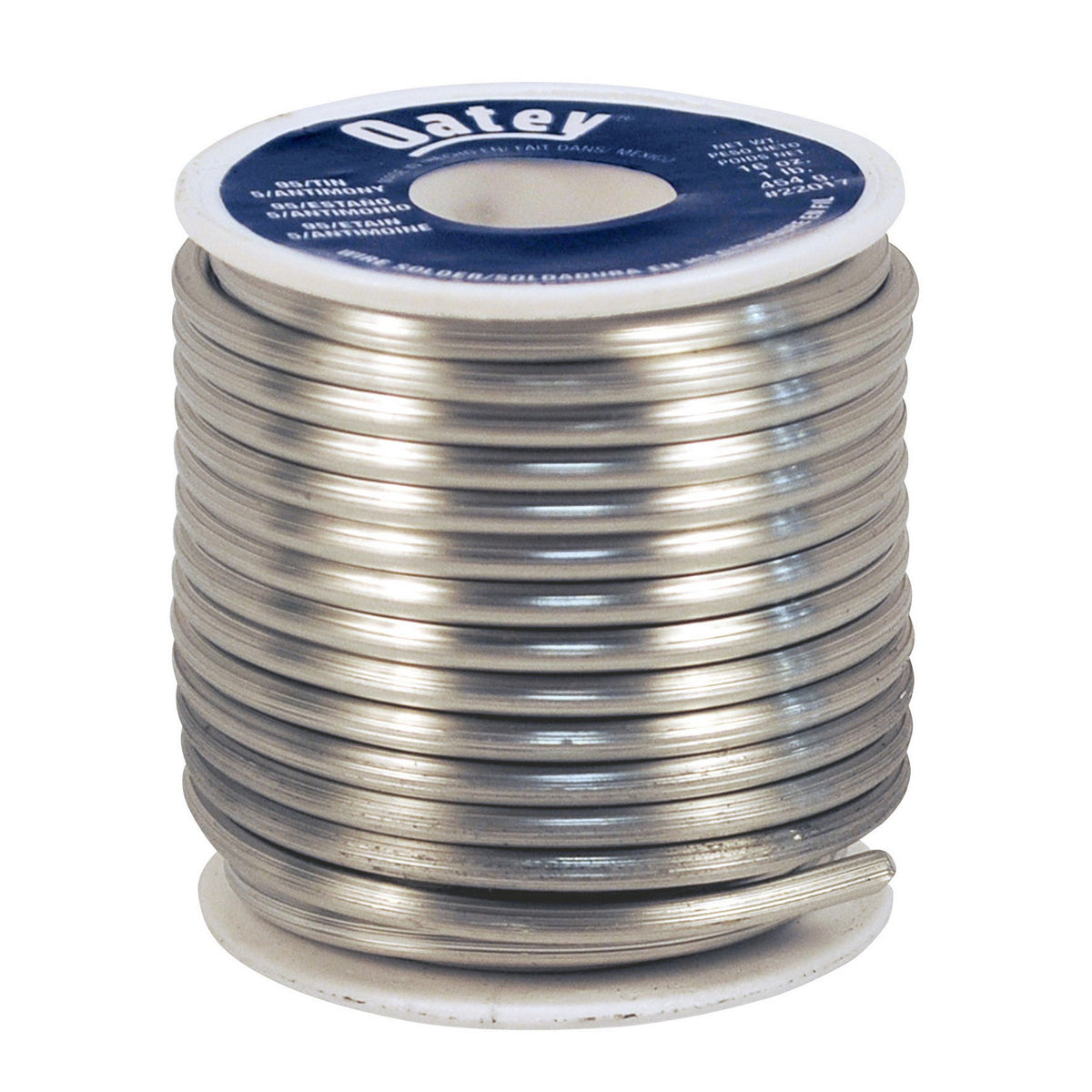 SOLDER 95/5 1LB ROLL .117" GAUGE 22018 - LEAD FREE