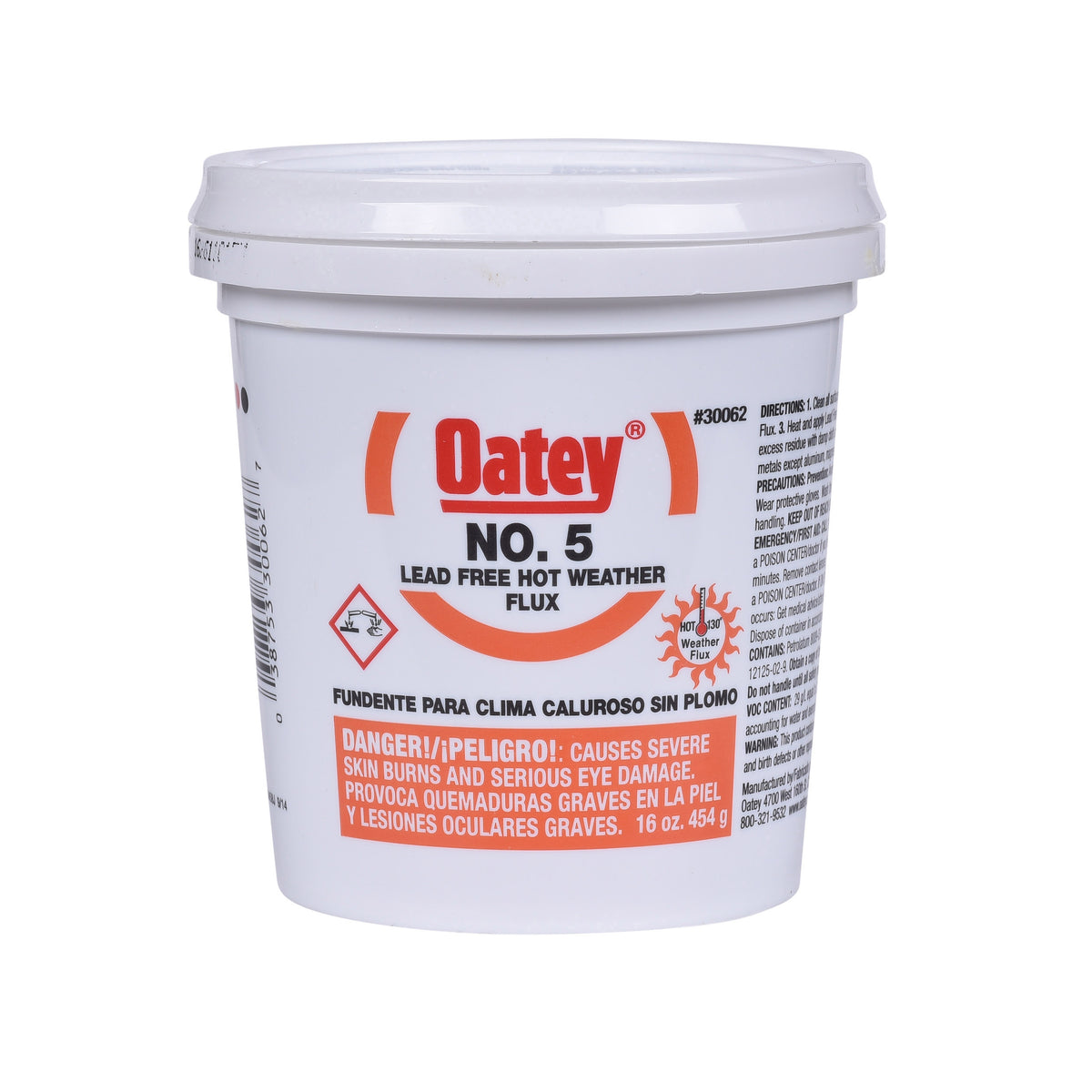 SOLDER FLUX 1 LB NO 5 PASTE 30062 - HOT WEATHER