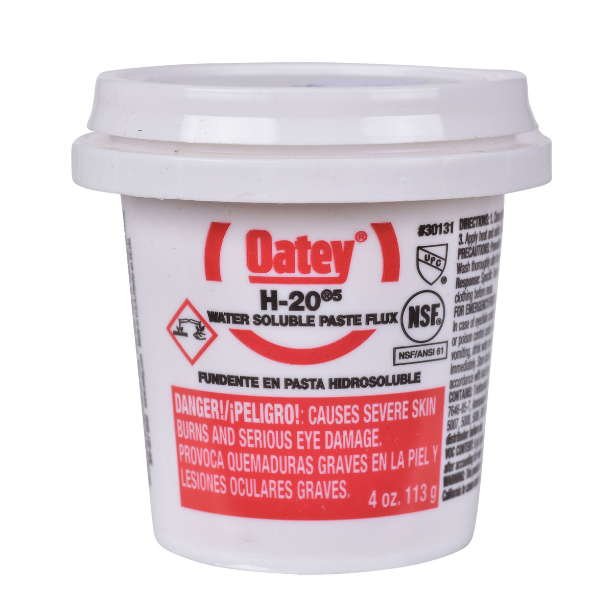 SOLDER FLUX 4 OZ NO. H205 30131 - WATER SOLUBLE PASTE