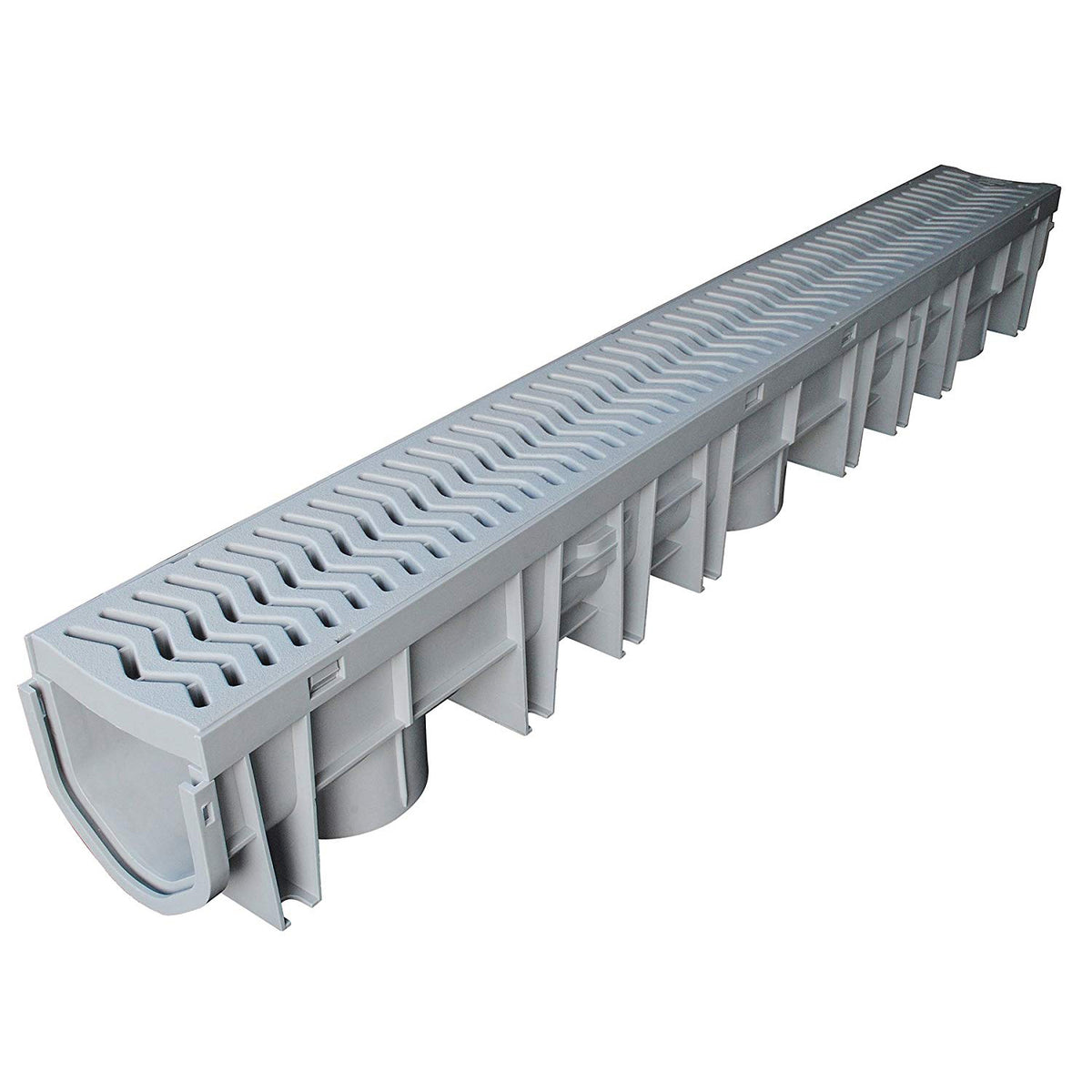 39-1/2" Storm Drain Plus Grey Channel w/Grate