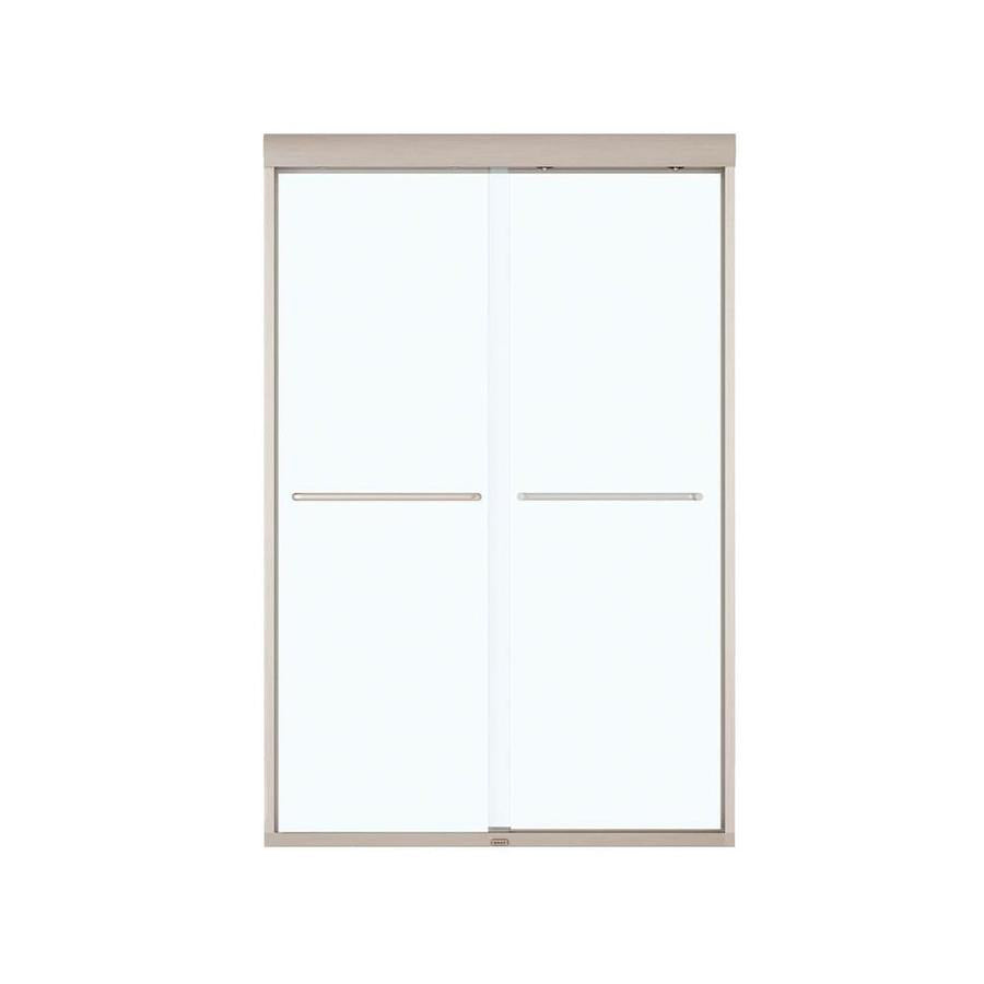 Kameleon 43-47x71" Slide Shower Door w/8mm Clear & Nickel
