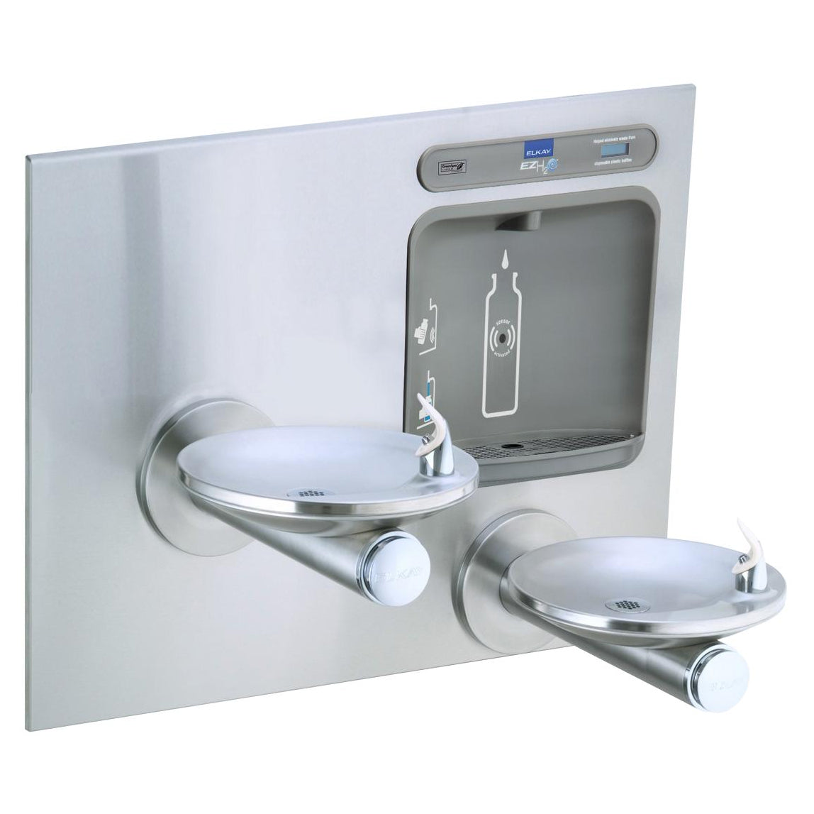EZH2O bottle Filling Statoin w/Integral SwirlFlo Fountain